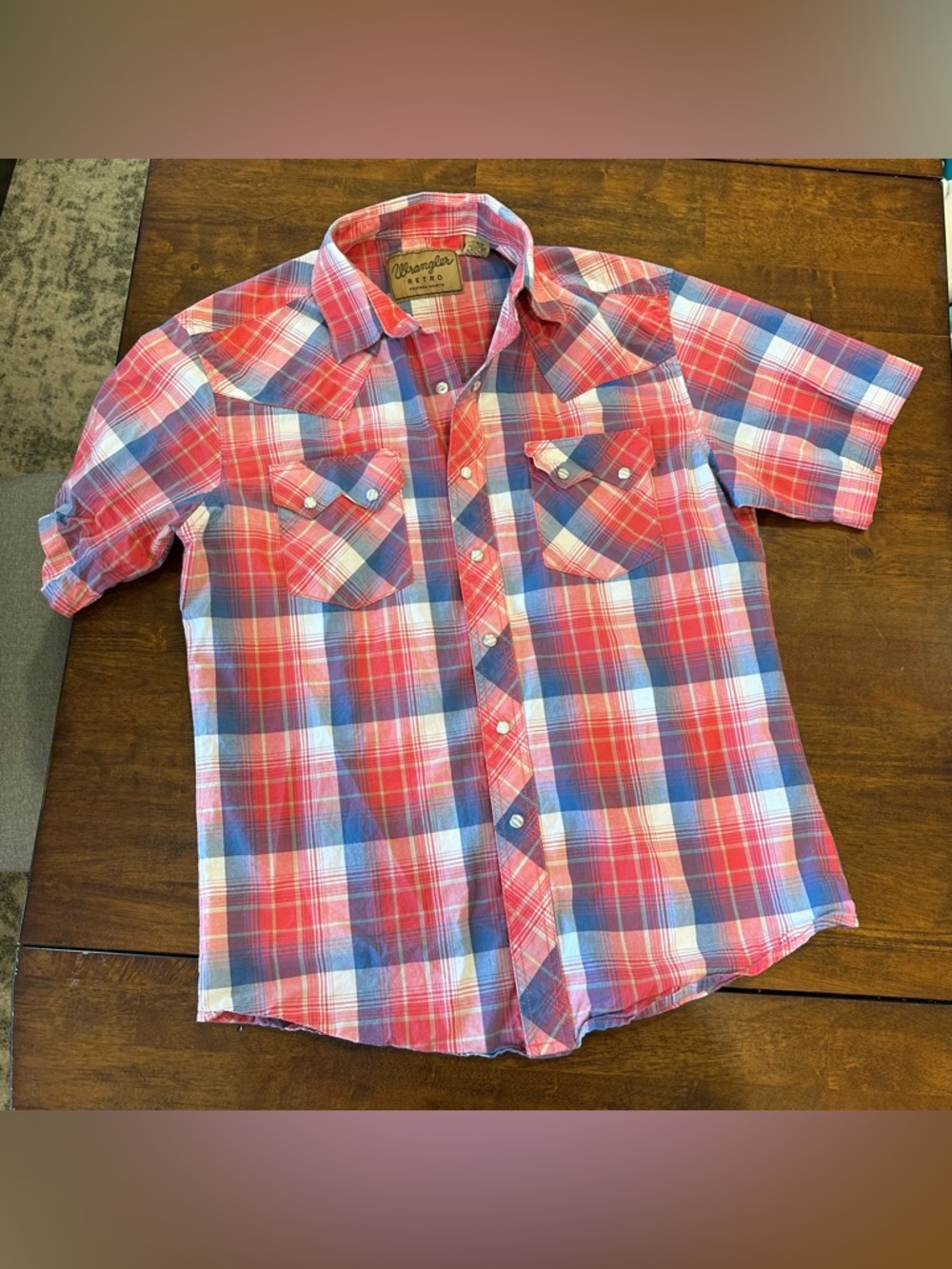 Wrangler Short Sleeve Pearl Snap